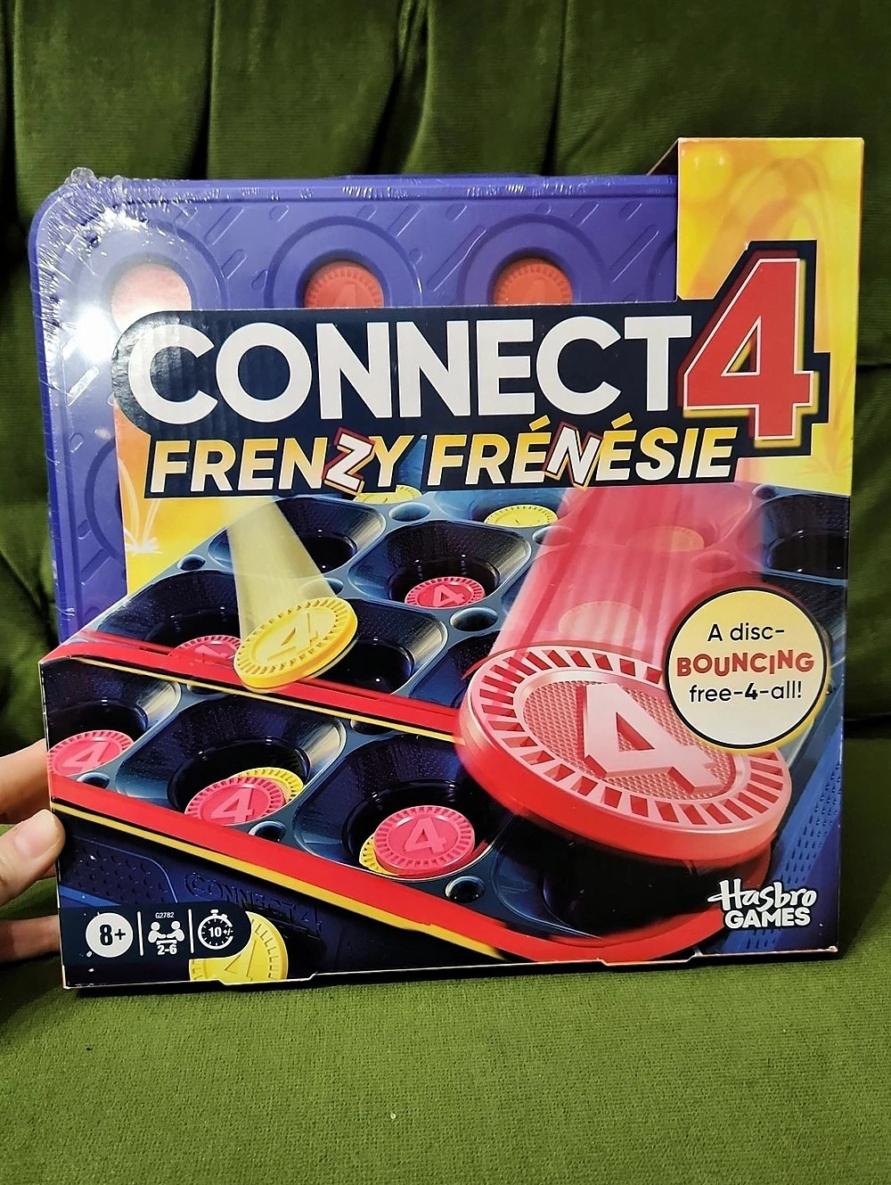 Hasbro Games Connect 4 Frenzy Board Game Party Like New